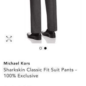 Sharkskin Classic Fit Suit Pants